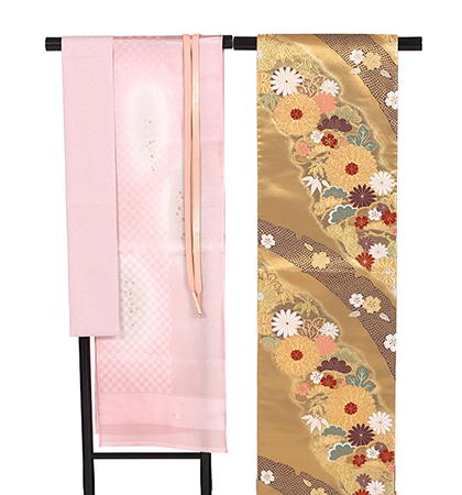 往復送料無料 全部揃って安心 大学 高校 小学生  3泊4日 卒業式 入学式 訪問着 レンタル  C 訪問着 No.011-1184-S