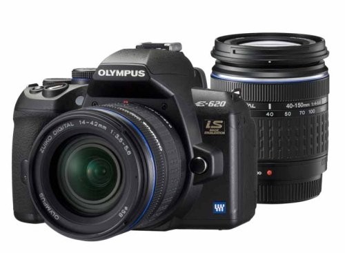 【中古　保証付 送料無料】OLYMPUS  E-620 ダブルズームキットの通販は
