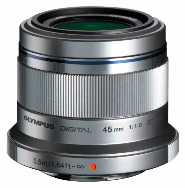 【中古　保証付 送料無料】OLYMPUS 単焦点レンズ M.ZUIKO DIGITAL 45mm F1.8