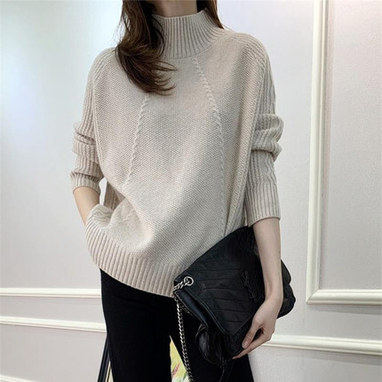 ニット セーター 送料無料 個性的 トップス プルオーバー ハイネック タートル 長袖 上品 かわいい 大人可愛い おしゃれ きれいめ こなれ感 シンプル カジュアル ゆる ゆったり 楽ちん 暖かい ガーリー レディース 秋 冬 ママ OL 学生