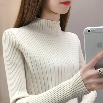 トップス リブニット 送料無料 個性 プルオーバー ハイネック タートル 長袖 無地 大人可愛い きれいめ シンプル カジュアル 上品 おしゃれ ガーリー レトロ 主役級 存在感 秋 冬 レディース ママ OL 学生 通勤 通学 お出かけ デート