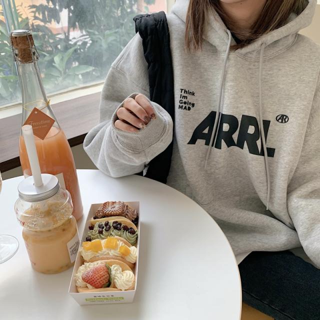 トップス パーカー 送料無料 個性 フーディー 長袖 オーバーサイズ