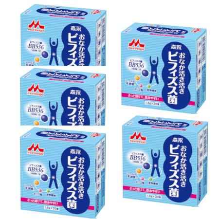 【5個セット】おなか活き活きビフィズス菌 1.5g×30本【お取り寄せ】(4902720119351-5)の通販は