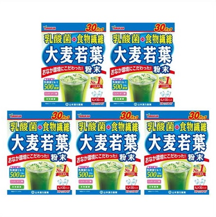 送料無料 ▲［5個セット］乳酸菌＋大麦若葉粉末　4g×30包入り×５個 ・7700円以上お買上げで全国配送料無料