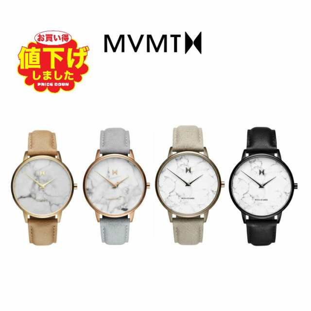 MVMT Watches エムブイエムティーウォッチ レディース BOULEVARD SERIES 38 MM 大理石調 マーブル 腕時計 革 レザーウォッチ  クオーツ ウォッチ プレゼント 贈り物 新生活 記念日 ギフト ペアウォッチ [時計]の通販は