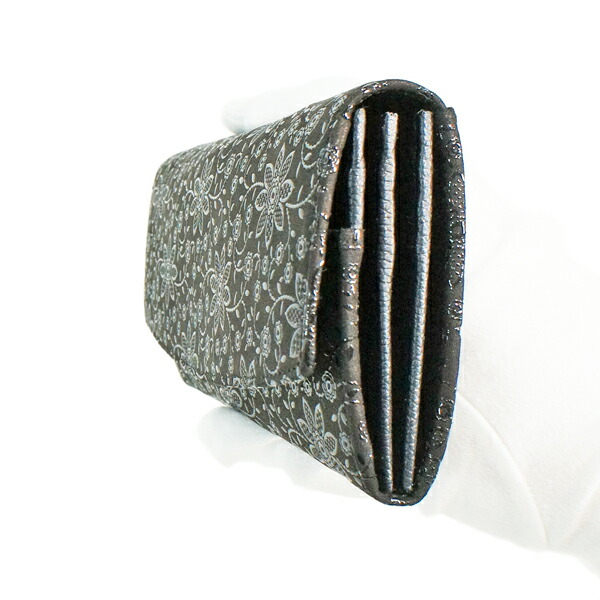 印伝 甲州印伝 印傳屋 上原勇七 財布 長財布 束入れ 2314 クレマチス