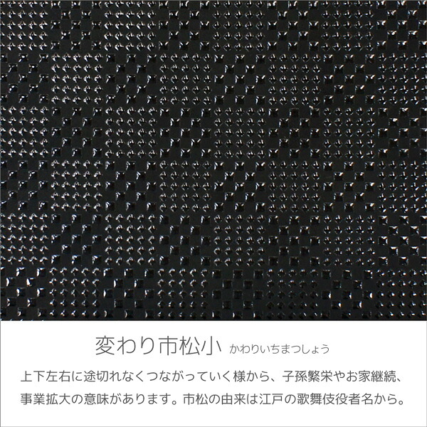 印伝 甲州印伝 印傳屋 上原勇七 財布 長財布 束入れ 2317 変わり市松小