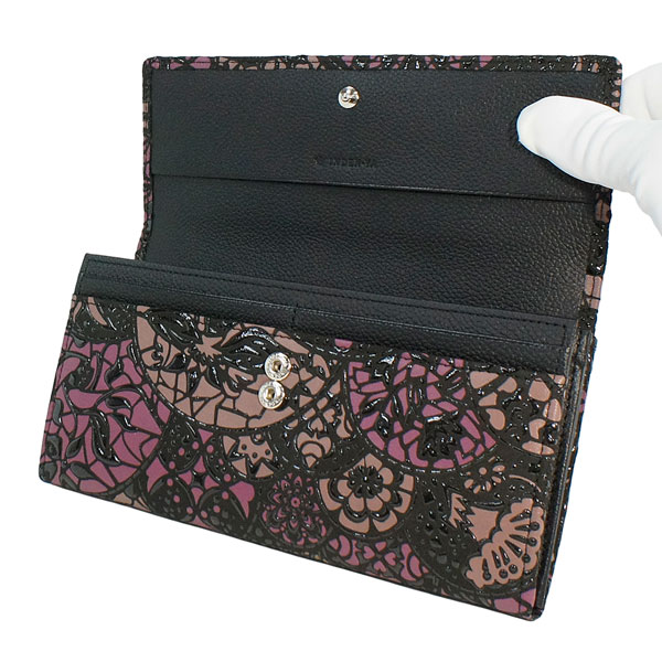 印伝 甲州印伝 印傳屋 上原勇七 財布 長財布 束入れ リュオラ 7725 鹿  