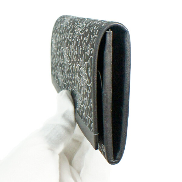 印伝 甲州印伝 印傳屋 上原勇七 財布 長財布 束入れ 2311 クレマチス