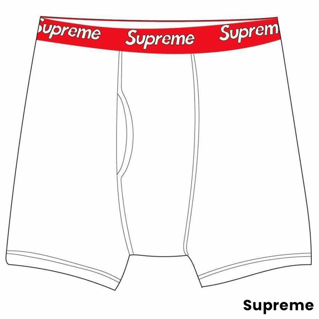 スピード対応 全国送料無料 supreme ボクサーパンツ 白 S 新品未使用