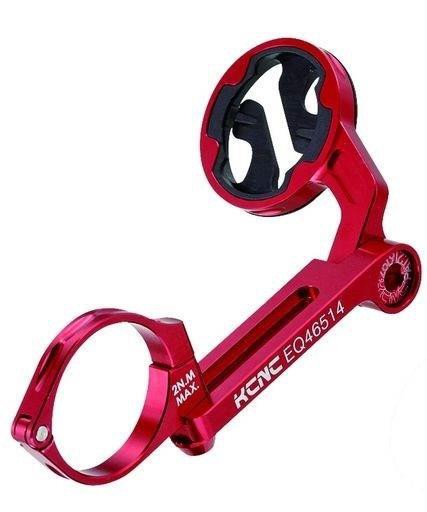 ケーシーエヌシー(KCNC) 自転車 スマホホルダー サイクルコンピューターホルダー アルミ GARMINヨウ 31.8MM レッド