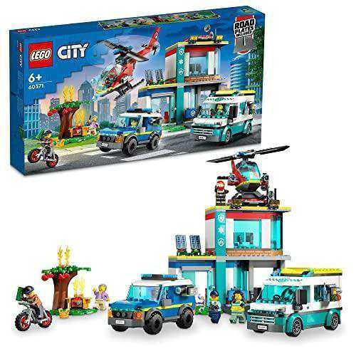 レゴLEGO シティ 緊急出動本部 60371 おもちゃ ブロック プレゼント 警察 けいさつ 街づくり 男の子 女の子 6歳以上