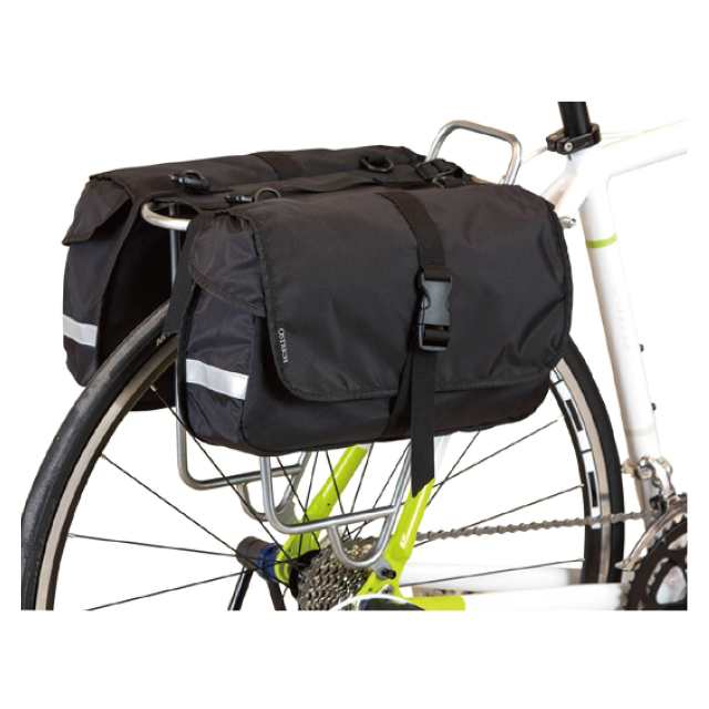 オーストリッチ(OSTRICH) パニアバッグ [P-115S] ブラック 左右セット[ブラック/19.5L(340mm×320mm×140mm(片側のサイズ))]