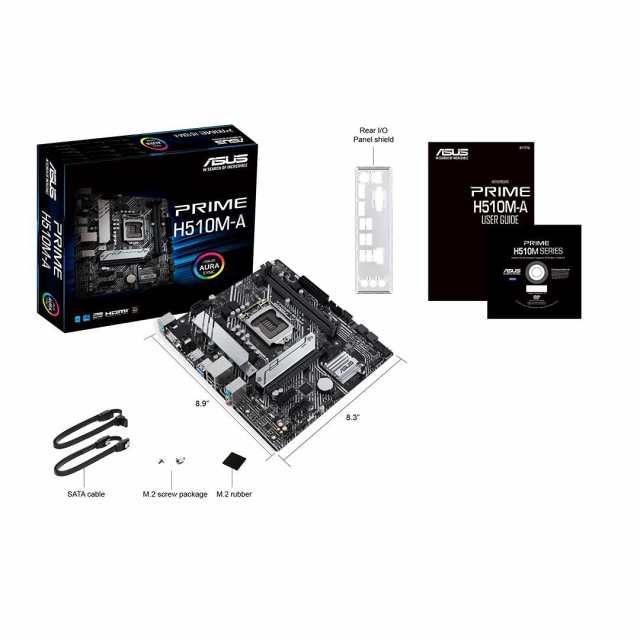 ASUS INTEL 第10世代・11世代CPULGA1200対応Z590チップセットMicroATXマザーボード PRIME H510M-A[単品/PRIME H510M-A]