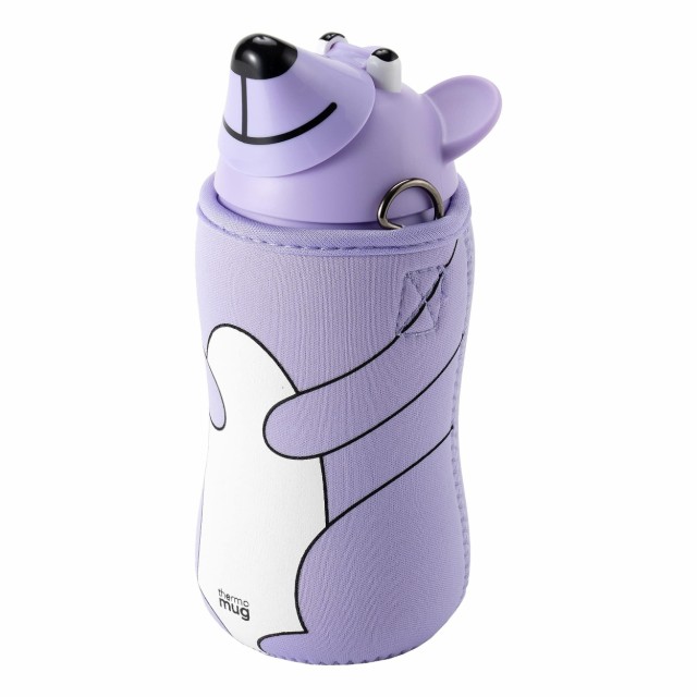 [ペールバイオレット]thermo mug(サーモマグ) ステンレスボトル ANIMAL BOTTLE BEAR(アニマルボトル・ベア) ペールバイオレット AB20-38 380mlの通販は