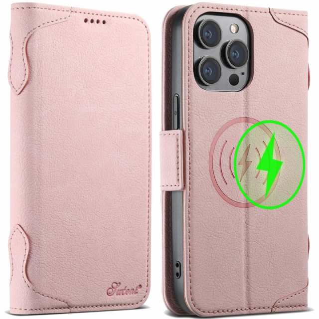 [ピンク/iPhone14 Pro Max(MagSafe対応)]JCGOOD iPhone 14 Pro Max ケース 手帳型 MagSafe対応 いphone14 Promax ケース マグセーフ ワイヤレス充電対応 カード収納 アイフォン14 プロマックス カバー 手帳 スタンド機能 財布型 カード入れ マグネットの通販は 5,687円