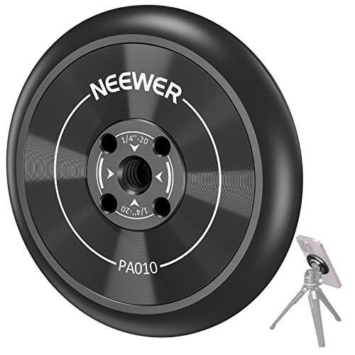 NEEWER マグネット式スマホ三脚マウントアダプター 1/4ネジ穴 iPhoneに対応 MagSafeに対応 15 Pro Max/Plus 14 13 12 Max/Miniに対応 スマホホルダー リングライトビデオ録画用 PA010の通販は 4,914円