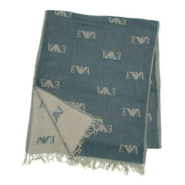EMPORIO ARMANI エンポリオ アルマーニ 620761 2A330 マフラー D.GY ダークグレー ストール 02083 メンズ 男性 紳士 ギフト プレゼントの通販は 18,800円