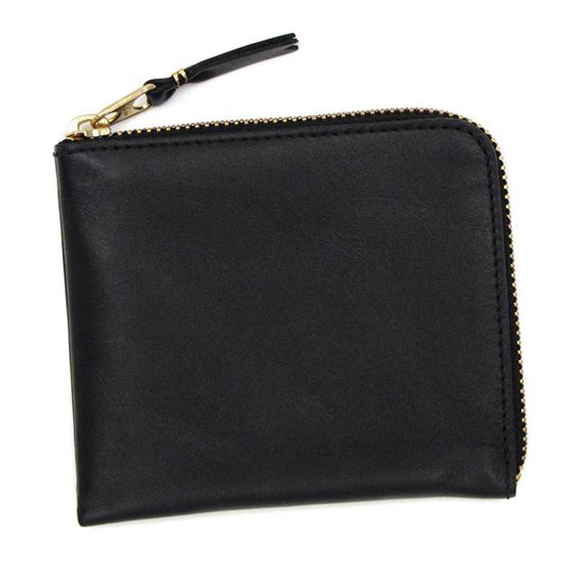 コムデギャルソン COMME des GARCONS 財布 小銭入れ ケース ラウンドファスナー レザー 革 ブラック 黒 ギフト 新品 正規
