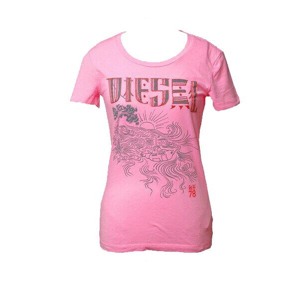 DIESEL(ディーゼル) アドベンチャー★Tシャツ ピンク SALE