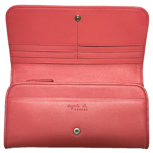 アニエスベー agnes b. アニエスベーボヤージュ agnes b. VOYAGE 財布 長財布 フラップ式財布 かぶせ YW15 UIZ-12 PK ピンク 長財布 ブラ_2