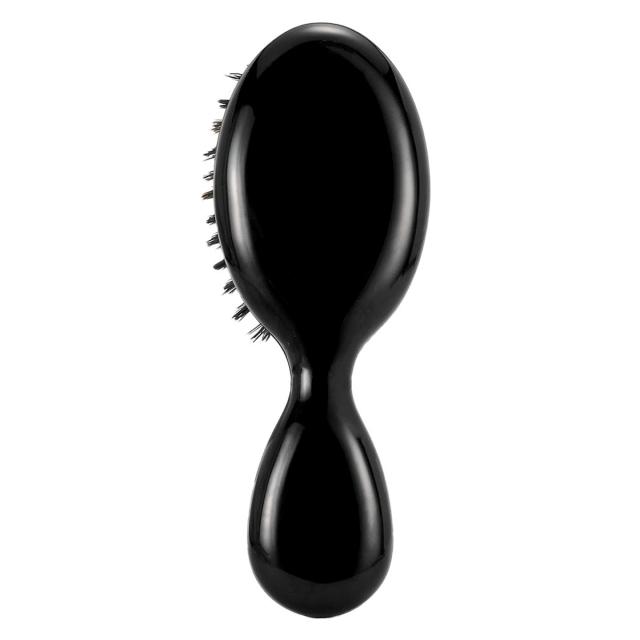 アレクサンドル ドゥ パリ ヘアアクセサリー LA RAVISSANTE HANDBAG BRUSH 14CM ハンドバッグ ヘア ブラシ NBRS-50044 N NOIR ブラック 髪にやさしい ヘアブラシ 猪毛 天然 高級 ブランド フランス製 ヘアブラシ ブランド ブラシ 猪毛 天然 Xmas プレゼント_2