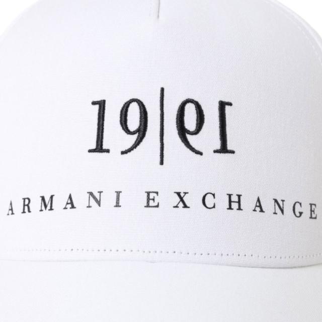 アルマーニエクスチェンジ ARMANI EXCHANGE キャップ 954202 1A104 00010 帽子 ベースボールキャップ ホワイトキャップ 帽子 男女兼用 20_6