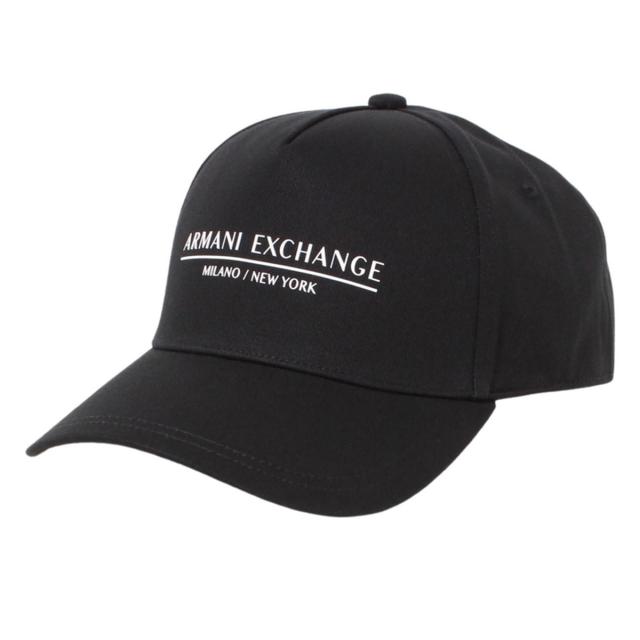 アルマーニエクスチェンジ ARMANI EXCHANGE キャップ 954202 CC150 00020 帽子 ベースボールキャップ ブラックキャップ 帽子 男女兼用 20