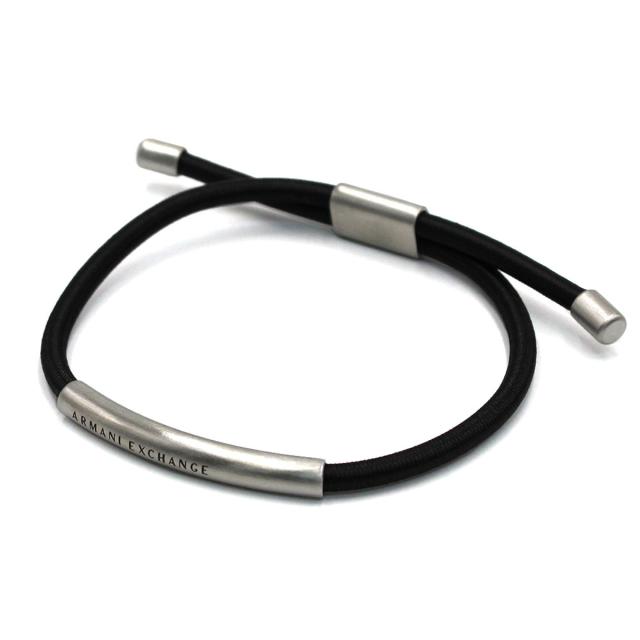 アルマーニエクスチェンジ ARMANI EXCHANGE(A/X) メンズ ブレスレット アクセサリー AXG0041040 ブラック+シルバー AX A|X ブレスレット