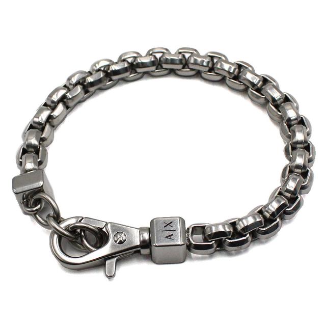 アルマーニエクスチェンジ ARMANI EXCHANGE(A/X) メンズ ブレスレット アクセサリー チェーンブレスレット AXG0045040 シルバー AX A|X