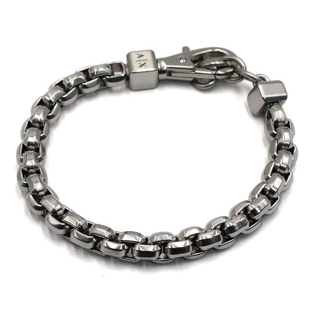 アルマーニエクスチェンジ ARMANI EXCHANGE(A/X) メンズ ブレスレット アクセサリー チェーンブレスレット AXG0045040 シルバー AX A|X_1