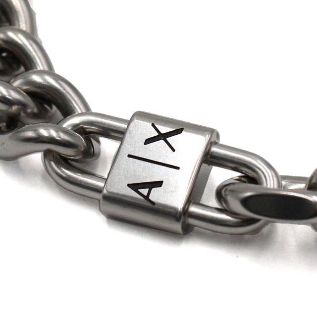 アルマーニエクスチェンジ ARMANI EXCHANGE(A/X) メンズ ブレスレット アクセサリー チェーンブレスレット AXG0114040 シルバー AX A|X_2