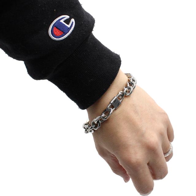 アルマーニエクスチェンジ ARMANI EXCHANGE(A/X) メンズ ブレスレット アクセサリー チェーンブレスレット AXG0114040 シルバー AX A|X_4