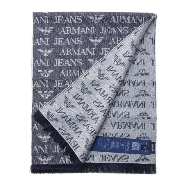 アルマーニジーンズ ARMANI JEANS マフラー 934504 CD786 00635 メンズ ウール混紡 ストール スカーフ ブルー アルマーニ マフラー メンズ ブランド クリスマス プレゼント マフラー ブランド クリスマス ギフト マフラー メンズ アルマーニジーンズ ARMANI JEANS マフラー 934504 CD786 00635 メンズ