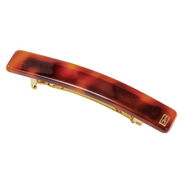 アレクサンドル ドゥ パリ バレッタ AA6-735 ECAIL BASIC CLASSIQUES ベーシック 6cm バータイプ 髪留め レディース ブラウン系マーブル_3