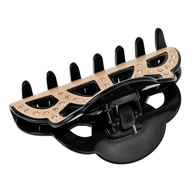 アレクサンドル ドゥ パリ クリップ ACCM-14288-03 PANX シャンデリア 8.5cm Mサイズ スワロフスキークリスタル 髪留め ベージュ系髪どめ