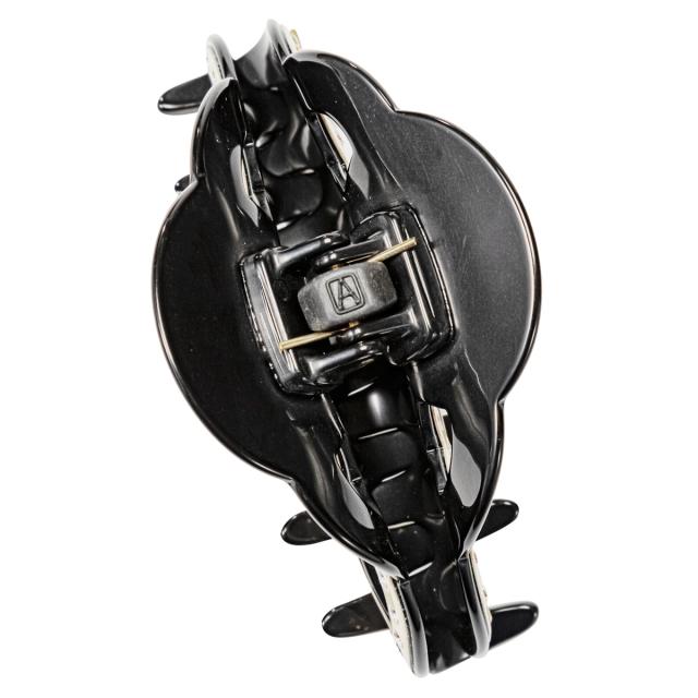 アレクサンドル ドゥ パリ クリップ ACCM-14288-03 PANX シャンデリア 8.5cm Mサイズ スワロフスキークリスタル 髪留め ベージュ系髪どめ