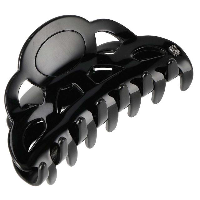 アレクサンドル ドゥ パリ ALEXANDRE DE PARIS クリップ ACCM-9360-02 BLKN BASIC CHANDELIER Mサイズ 髪留め ブラック髪どめ 大人かわい