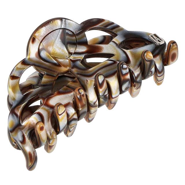 アレクサンドル ドゥ パリ ALEXANDRE DE PARIS クリップ ACCS-9361-02 ONYX BASIC CHANDELIER Sサイズ 髪留め マルチカラー髪どめ 大人か