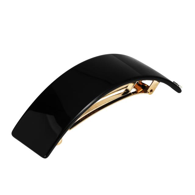 アレクサンドル ドゥ パリ バレッタ AQCH-1743 BLK ARCH アーチ 9.5cm 髪留め レディース ブラック 黒髪どめ 大人かわいい 結婚式 誕生日