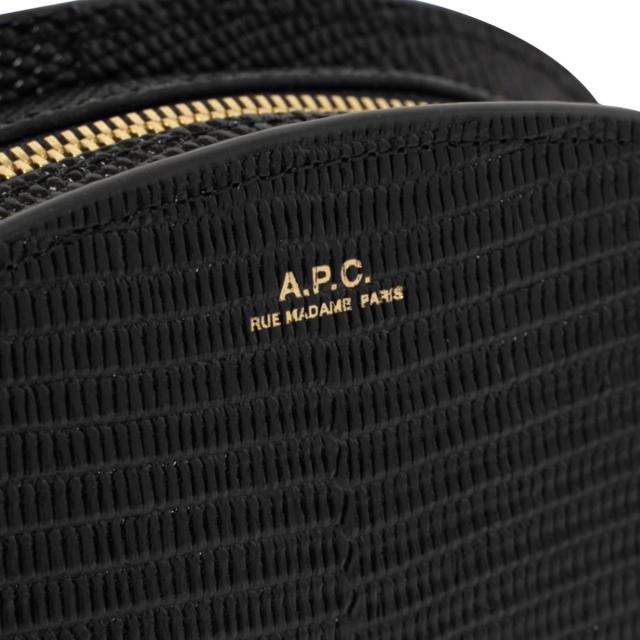 アーペーセー A.P.C. 斜め掛けバッグ ショルダーバッグ ポシェット F61392 PXBMR LZZ DEMI-LUNE MINI SHOLUDER BAG BLACK ブラック斜め掛_2