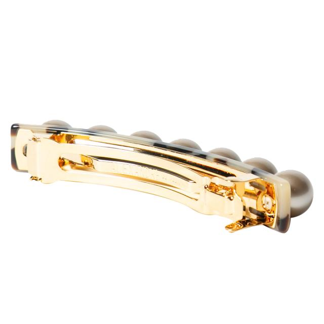 アレクサンドル ドゥ パリ ALEXANDRE DE PARIS ヘアアクセサリー バレッタ AA8 16919 03 G ALBINOS パール ベージュ系マーブル 髪どめ 大_6