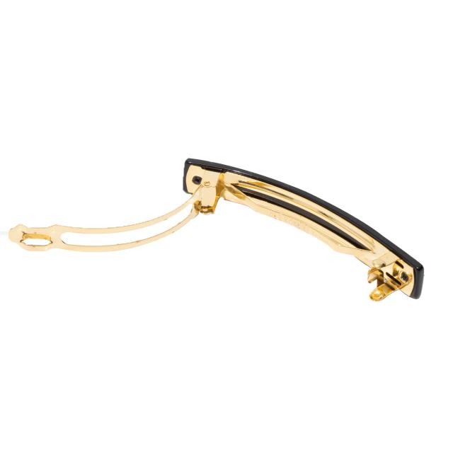 アレクサンドル ドゥ パリ ALEXANDRE DE PARIS ヘアアクセサリー バレッタ AA8 16919 03 N2 NOIR パール ブラック 黒 髪どめ 大人かわい_3
