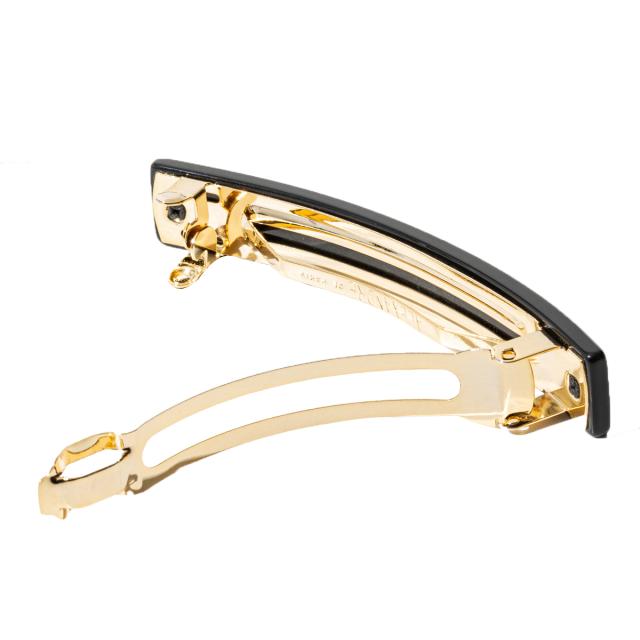 アレクサンドル ドゥ パリ ALEXANDRE DE PARIS ヘアアクセサリー バレッタ AA8 17621 06 N NOIR パール ブラック 黒 髪どめ 大人かわいい_4