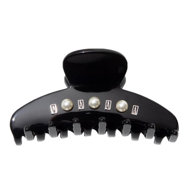 アレクサンドル ドゥ パリ ALEXANDRE DE PARIS ヘアアクセサリー ヘアクリップ ACCM 17621 03 N NOIR ブラック 黒 髪どめ 大人かわいい_1