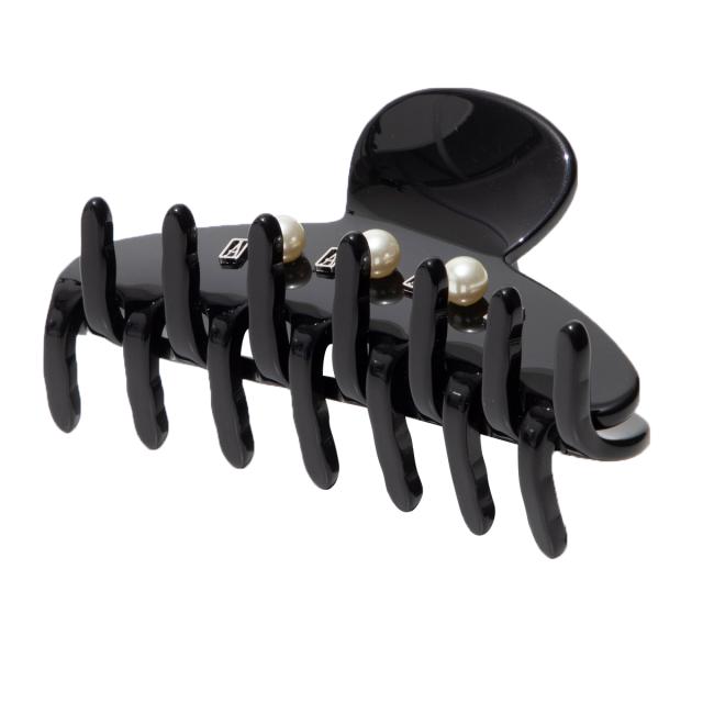 アレクサンドル ドゥ パリ ALEXANDRE DE PARIS ヘアアクセサリー ヘアクリップ ACCM 17621 03 N NOIR ブラック 黒 髪どめ 大人かわいい_4