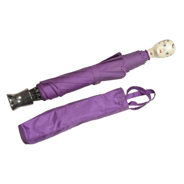 【※アウトレット※】アナスイ ANNA SUI 折りたたみ傘 傘 雨傘 折り畳み 12150 10 25 100 パープル かさ 折り畳み傘 ブランド おしゃれ