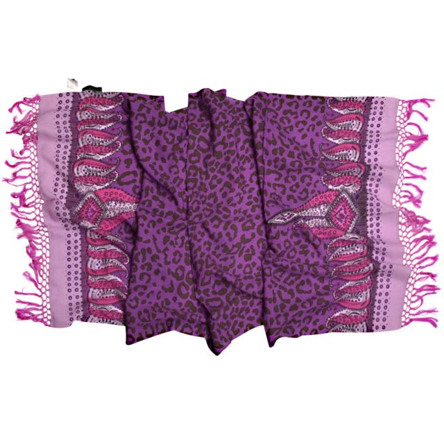 アナスイ ANNA SUI ストール ショール 毛 63028 01 25 120 レディース パープル系マルチ ストール ブランド 防寒 人気 贈り物 おしゃれ