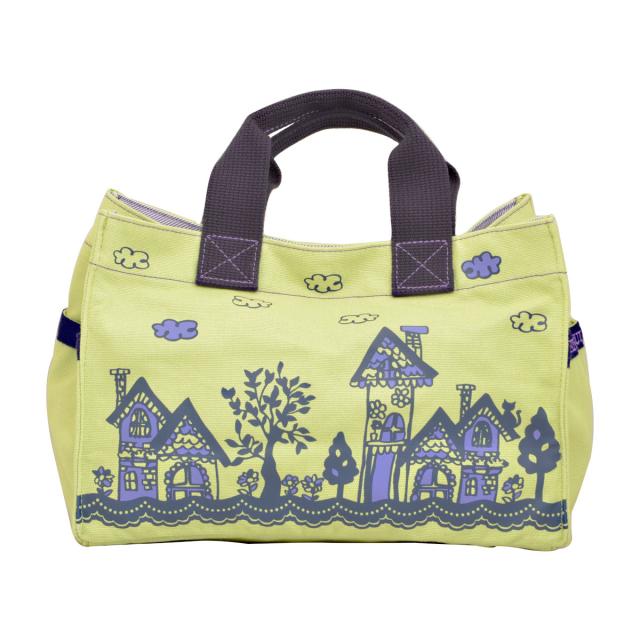 アナスイミニ ANNA SUI MINI バッグ ハンドバッグ キャンバス トートバッグ 7125030 42 ライトグリーン系 トート 人気 ブランド 使いやす