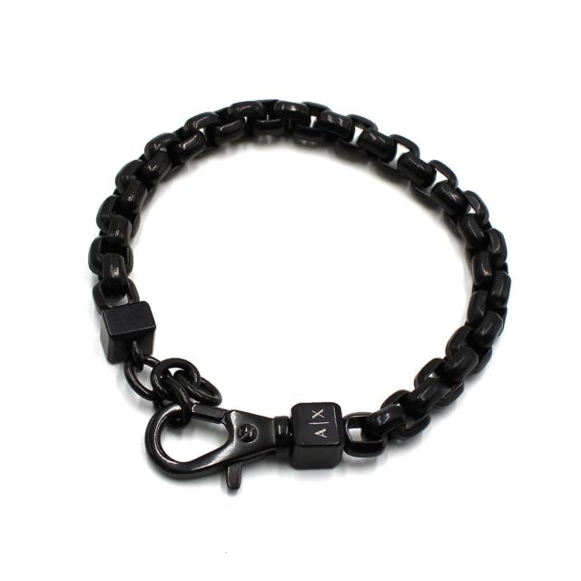 アルマーニエクスチェンジ ARMANI EXCHANGE(A/X) ブレスレット AXG0047001 メンズ アクセサリー ステンレス ブラック ブレスレット アク